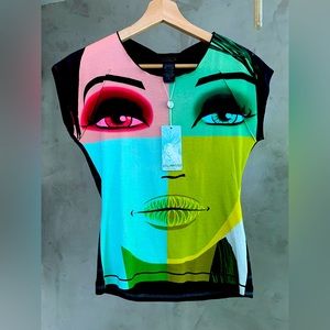 Custo Barcelona Vintage 2000’s Rare Top